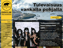 Tablet Screenshot of karhulanteollisuuspuisto.fi
